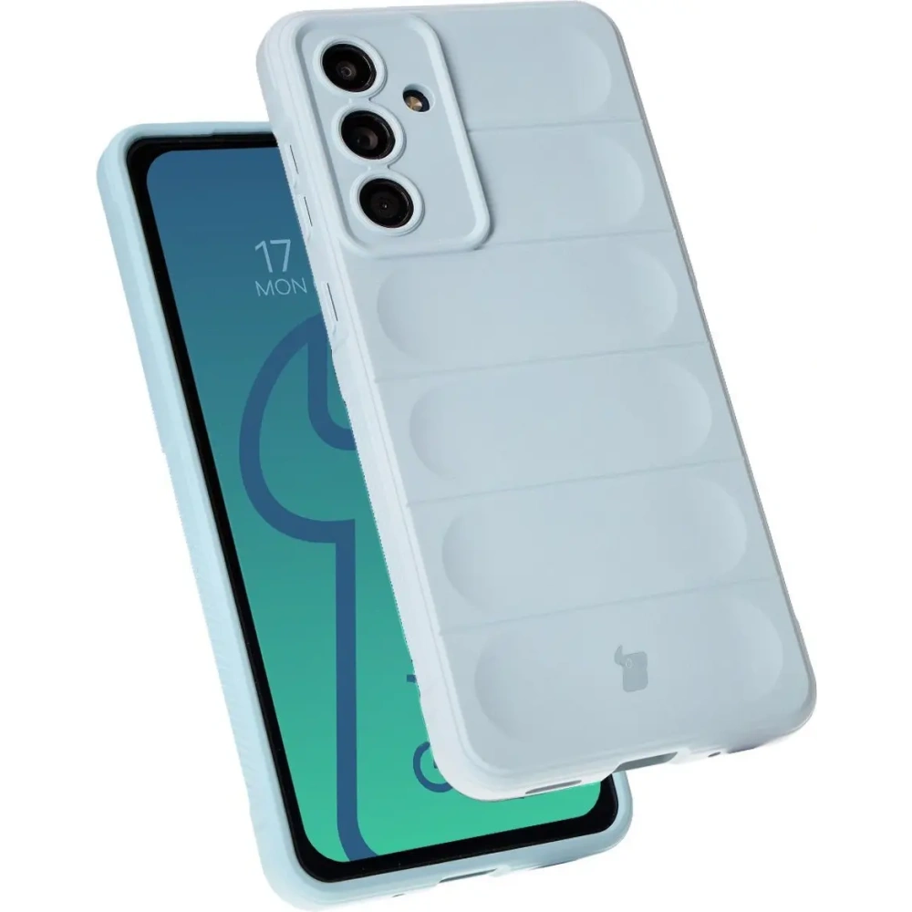 Pancerne etui Bizon Case Tur do Samsung Galaxy M55 5G jasnoniebieskie