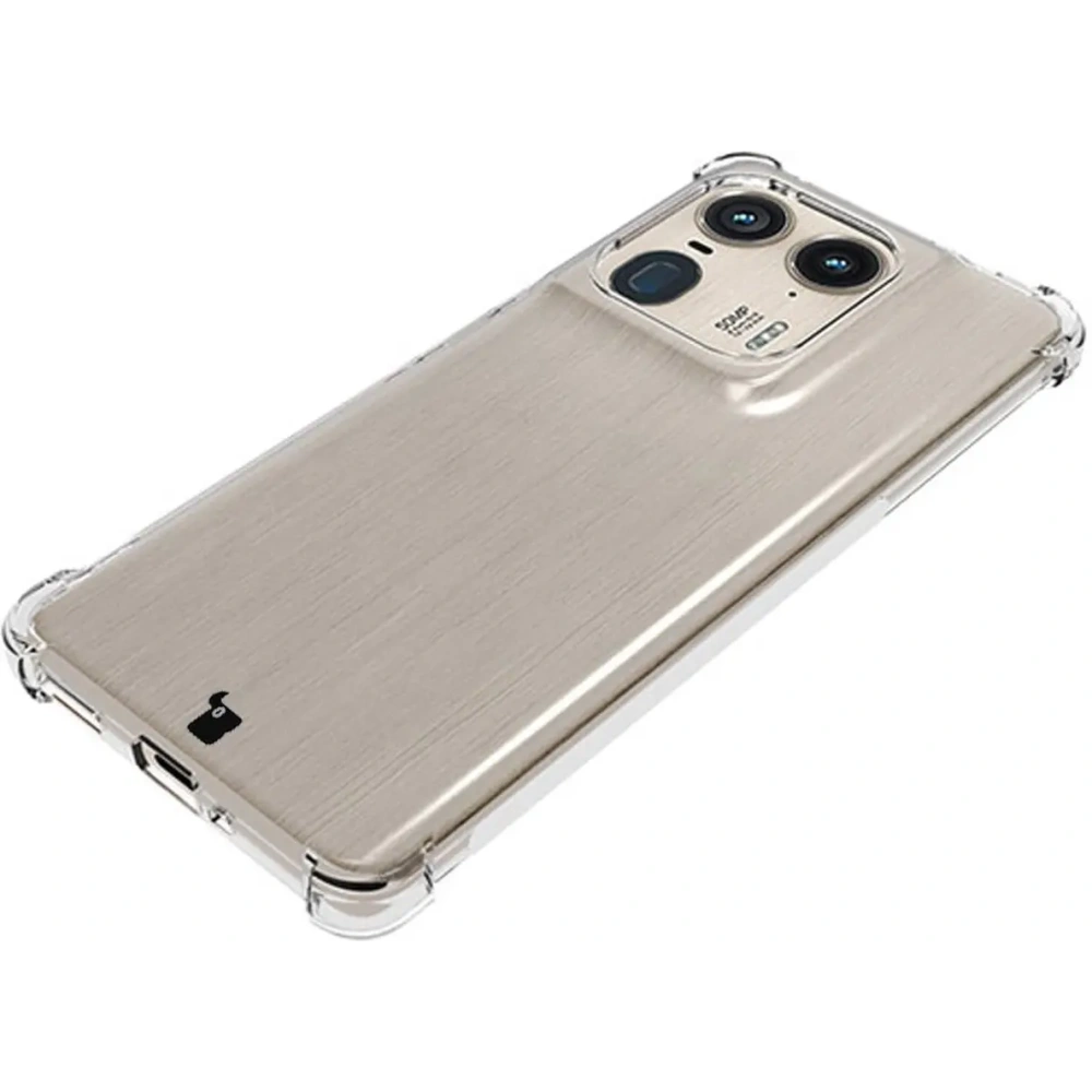 Elastyczne etui Bizon Case Salpa do Motorola Edge 50 Ultra przezroczyste