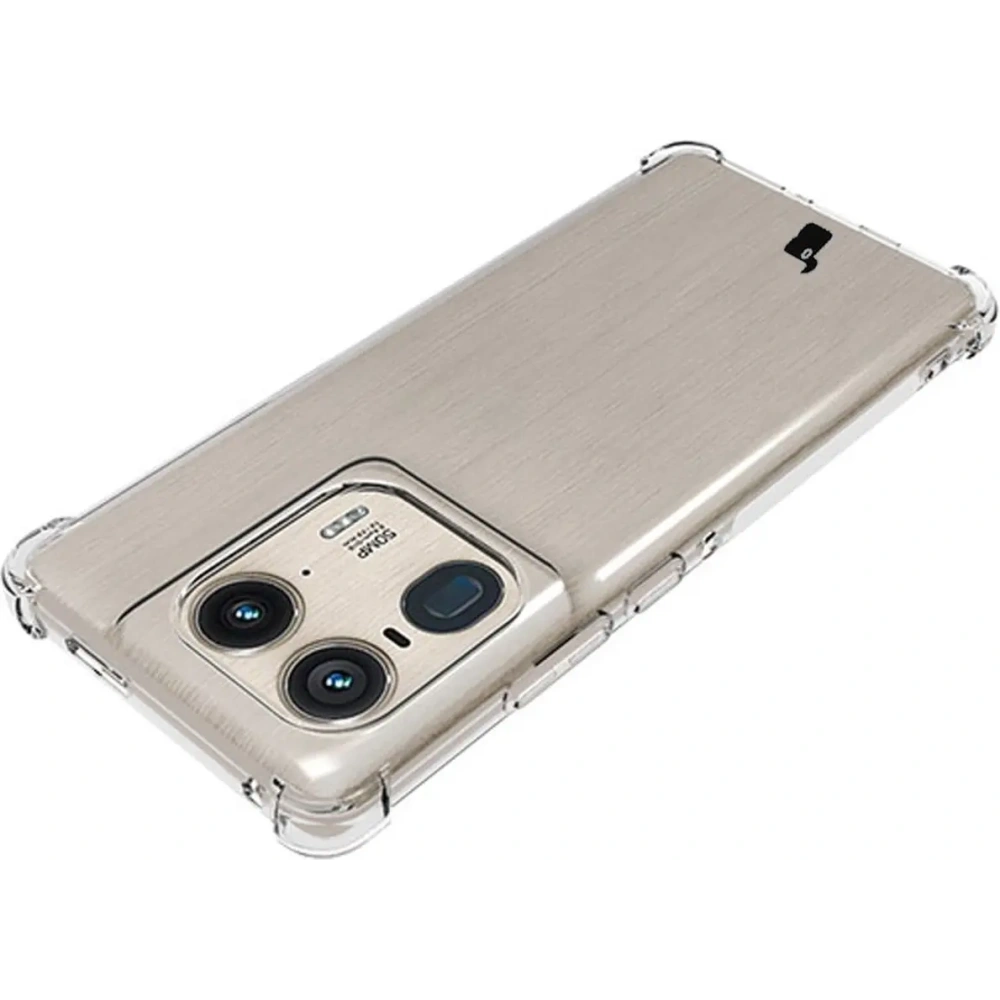 Elastyczne etui Bizon Case Salpa do Motorola Edge 50 Ultra przezroczyste