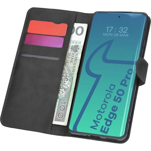 Kup Bizon Caz Pachet Motorola Edge 50 Pro negru - BIZ7915 - {ean13} - Sklep Home Screen