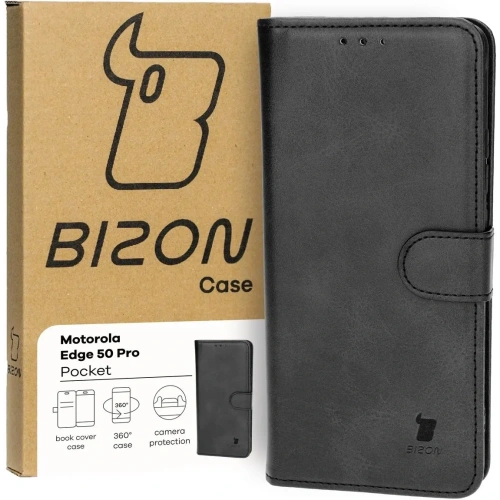 Kup Bizon Caz Pachet Motorola Edge 50 Pro negru - BIZ7915 - {ean13} - Sklep Home Screen