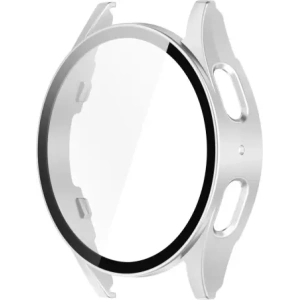 Kup Etui ze szkłem do zegarka Bizon Case+Glass Watch do Samsung Galaxy Watch 7 44 mm satynowo srebrne - BIZ7916 - {ean13} - Sklep Home Screen