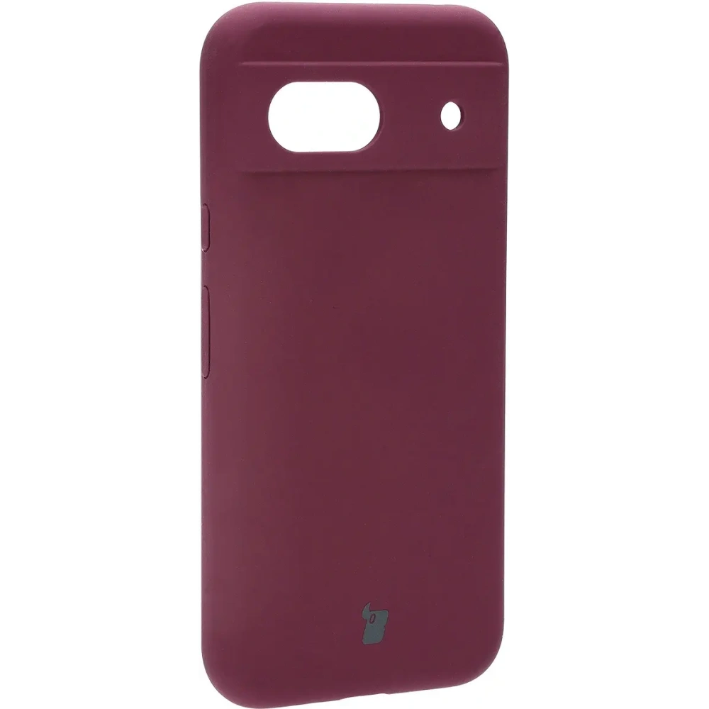 Silikonowe etui Bizon Soft Case do Google Pixel 8a ciemnofioletowe