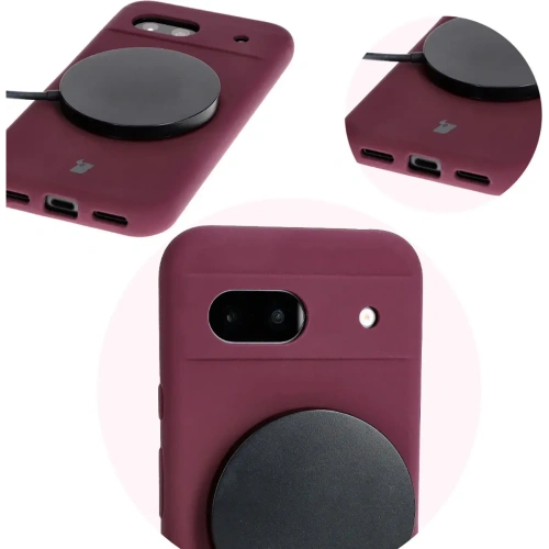 Kup Bizon Soft Case Google Pixel 8a dunkel lila - BIZ7918 - {ean13} - Sklep Home Screen