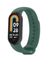 Silikonowy pasek Bizon Strap Watch Silicone do Xiaomi Smart Band 9 / 9 NFC / 8 ciemnozielony