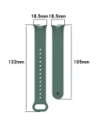 Kup Silikonowy pasek Bizon Strap Watch Silicone do Xiaomi Smart Band 9 / 9 NFC / 8 ciemnozielony - BIZ7920 - {ean13} - Sklep Home Screen