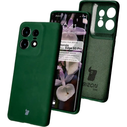Kup Bizon Soft Case Motorola Edge 50 Pro dunkelgrün - BIZ7921 - {ean13} - Sklep Home Screen