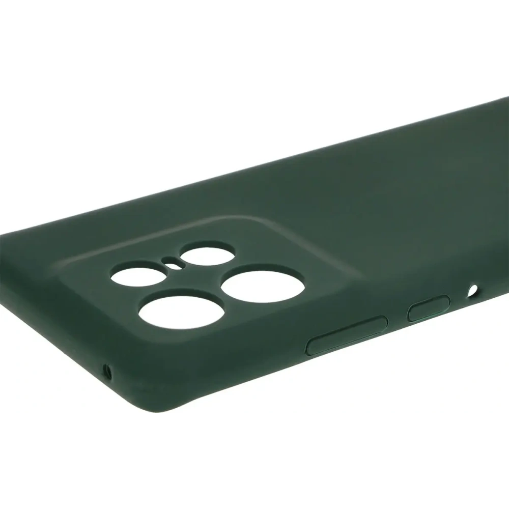 Silikonowe etui Bizon Soft Case do Motorola Edge 50 Pro ciemnozielone