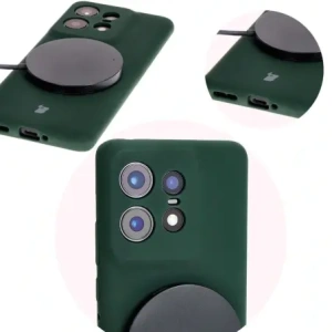 Kup Silikonowe etui Bizon Soft Case do Motorola Edge 50 Pro ciemnozielone - BIZ7921 - {ean13} - Sklep Home Screen