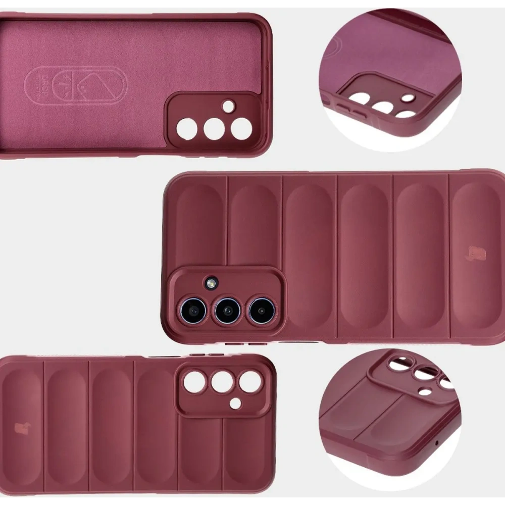 Pancerne etui Bizon Case Tur do Samsung Galaxy M35 5G ciemnofioletowe