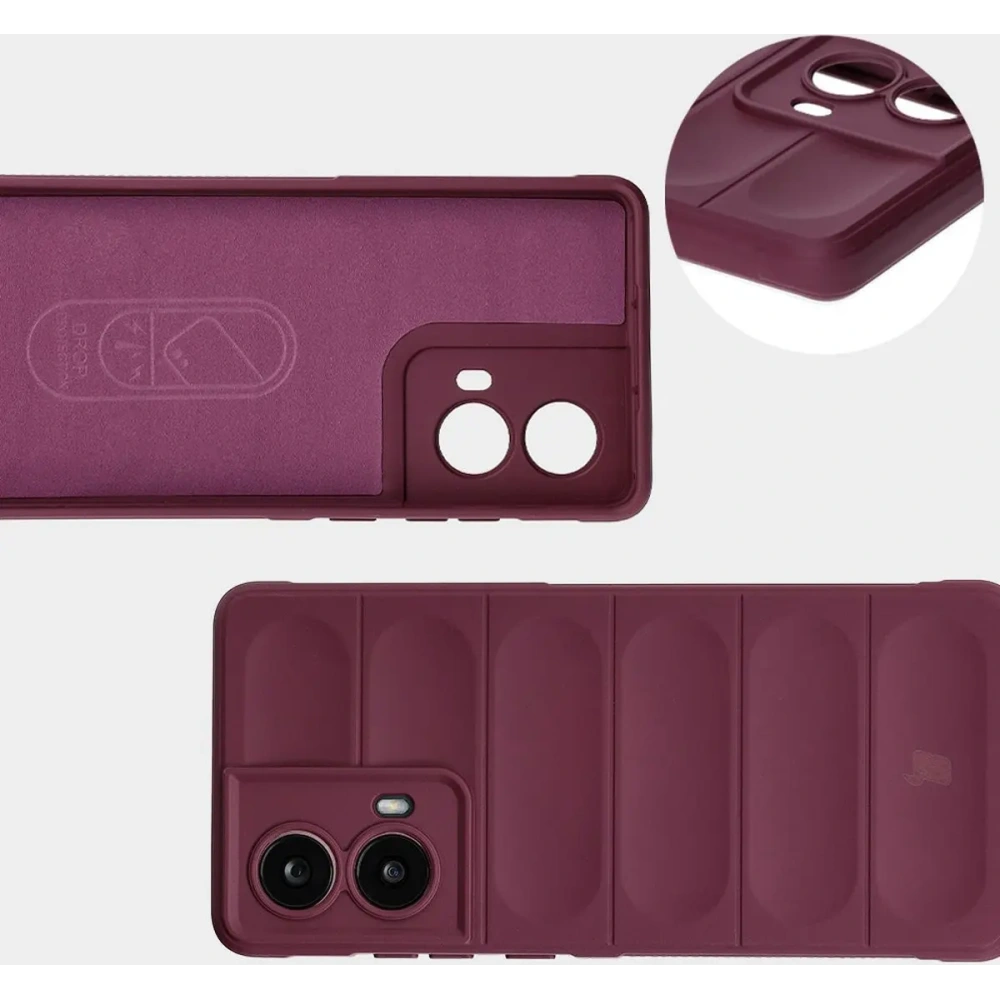 Pancerne etui Bizon Case Tur do Motorola Moto G85 5G ciemnofioletowe