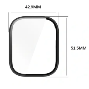 Kup Etui ze szkłem do zegarka Bizon Case+Glass Watch do Xiaomi Redmi Watch 5 Active czarne - BIZ7925 - {ean13} - Sklep Home Screen