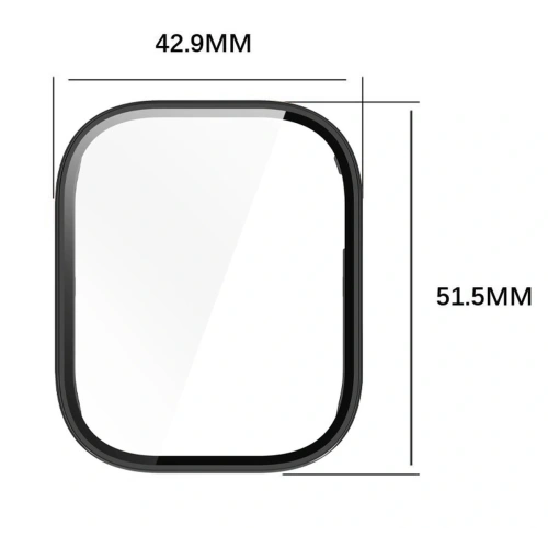Kup Etui ze szkłem do zegarka Bizon Case+Glass Watch do Xiaomi Redmi Watch 5 Active czarne - BIZ7925 - {ean13} - Sklep Home Screen