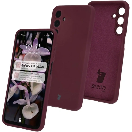 Kup Silikonowe etui Bizon Soft Case do Samsung Galaxy A16 4G/5G ciemnofioletowe - BIZ7933 - {ean13} - Sklep Home Screen
