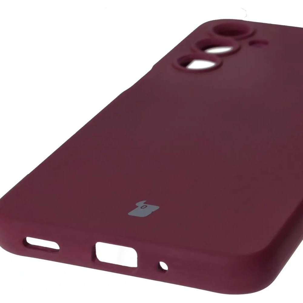 Silikonowe etui Bizon Soft Case do Samsung Galaxy A16 4G/5G ciemnofioletowe