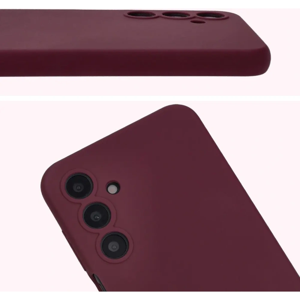 Silikonowe etui Bizon Soft Case do Samsung Galaxy A16 4G/5G ciemnofioletowe