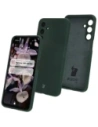 Silikonowe etui Bizon Soft Case do Samsung Galaxy A16 4G/5G ciemnozielone