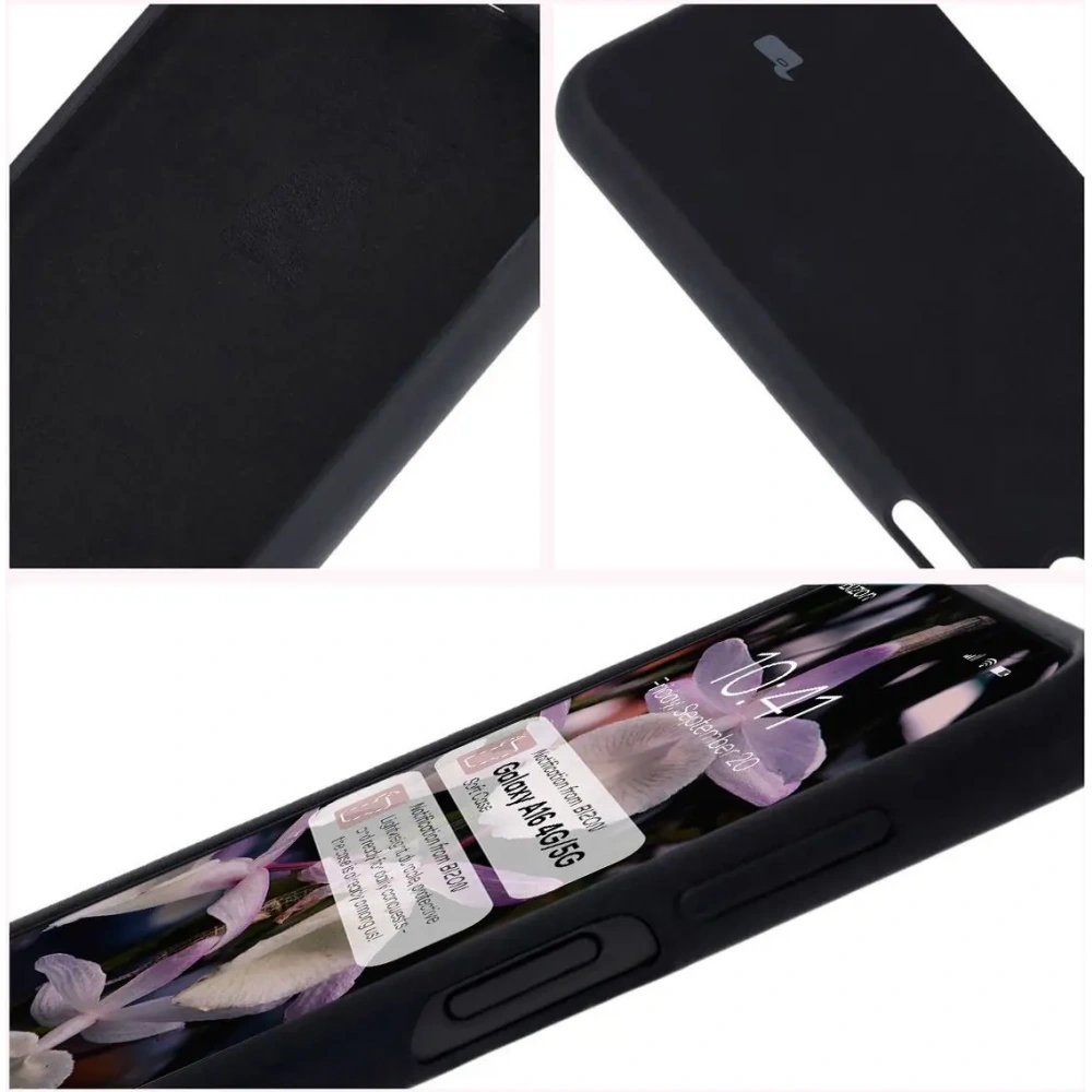 Silikonowe etui Bizon Soft Case do Samsung Galaxy A16 4G/5G czarne