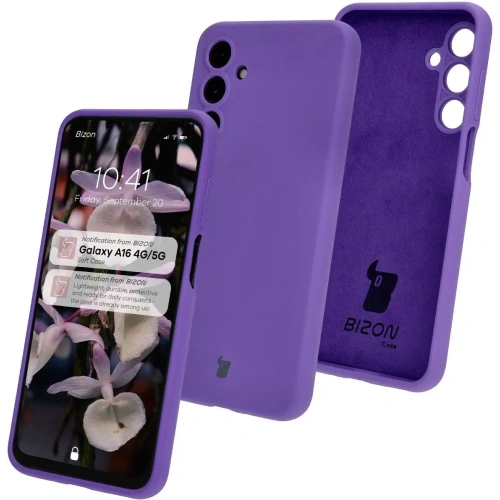Kup Silikonowe etui Bizon Soft Case do Samsung Galaxy A16 4G/5G fioletowe - BIZ7936 - {ean13} - Sklep Home Screen