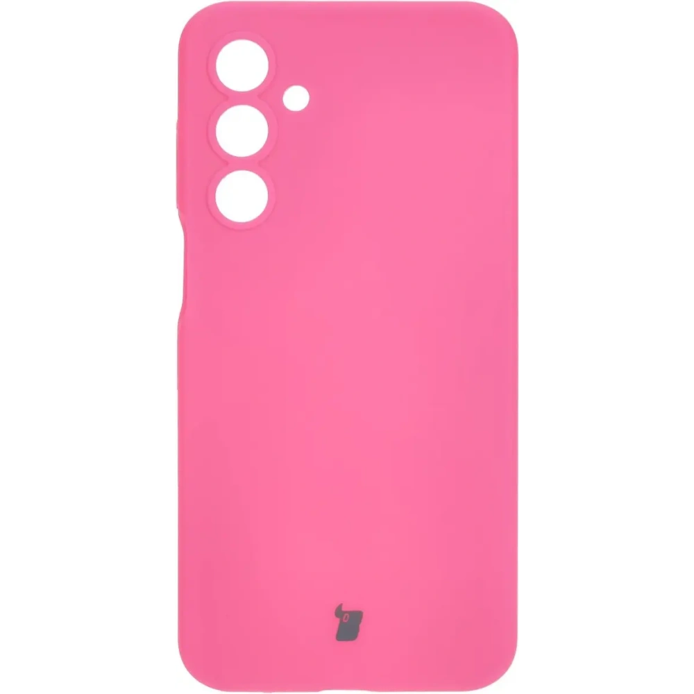 Silikonowe etui Bizon Soft Case do Samsung Galaxy A16 4G/5G neonowo-różowe