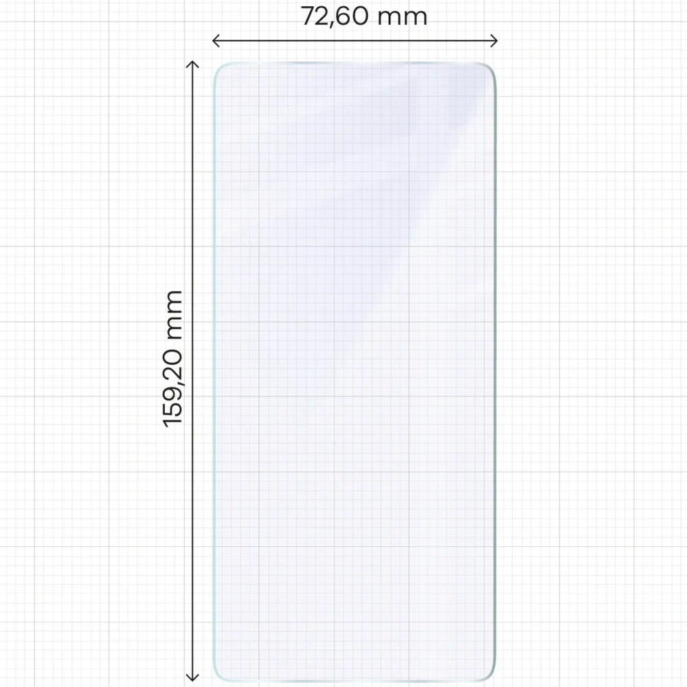 Elastyczne szkło hybrydowe Bizon Glass Mule do OnePlus 13