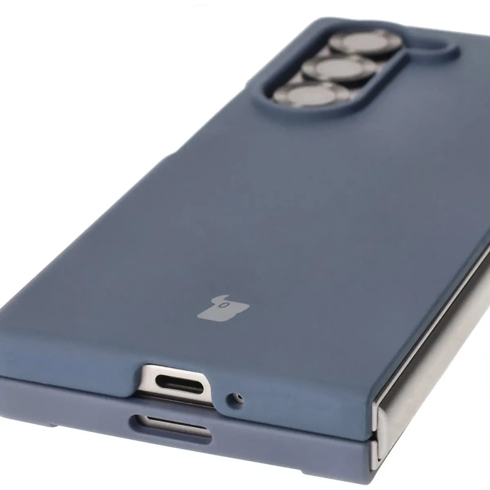 Silikonowe etui Bizon Soft Case do Samsung Galaxy Z Fold6 ciemnoniebieskie