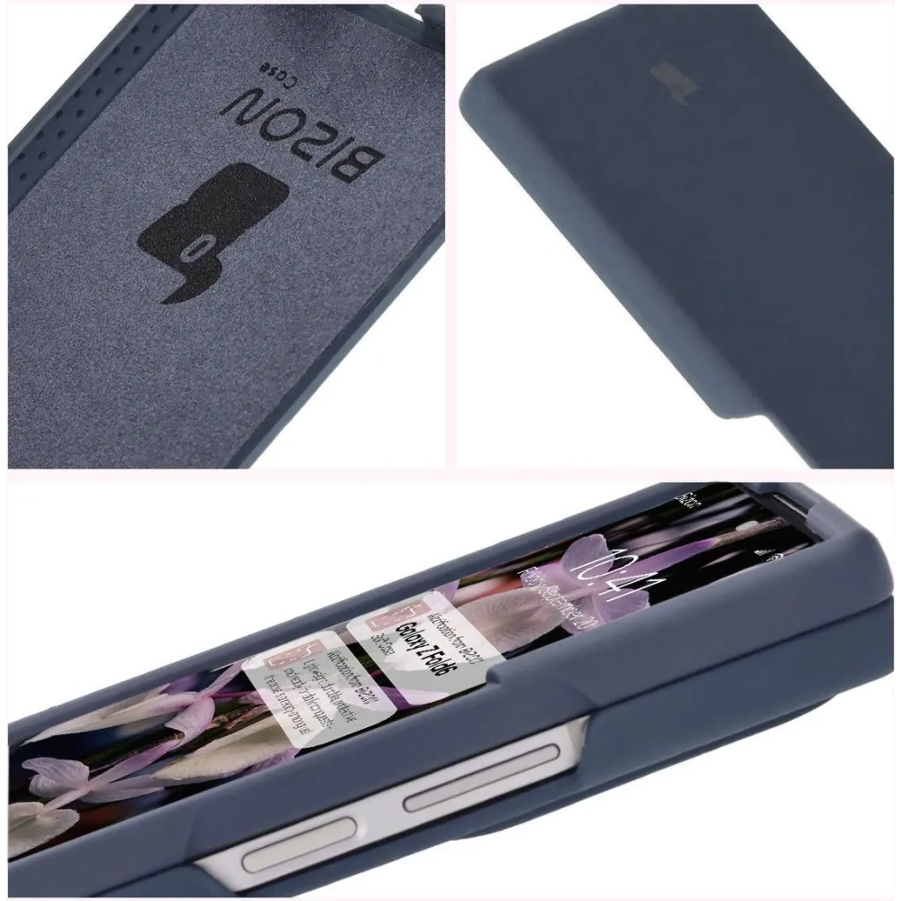 Silikonowe etui Bizon Soft Case do Samsung Galaxy Z Fold6 ciemnoniebieskie