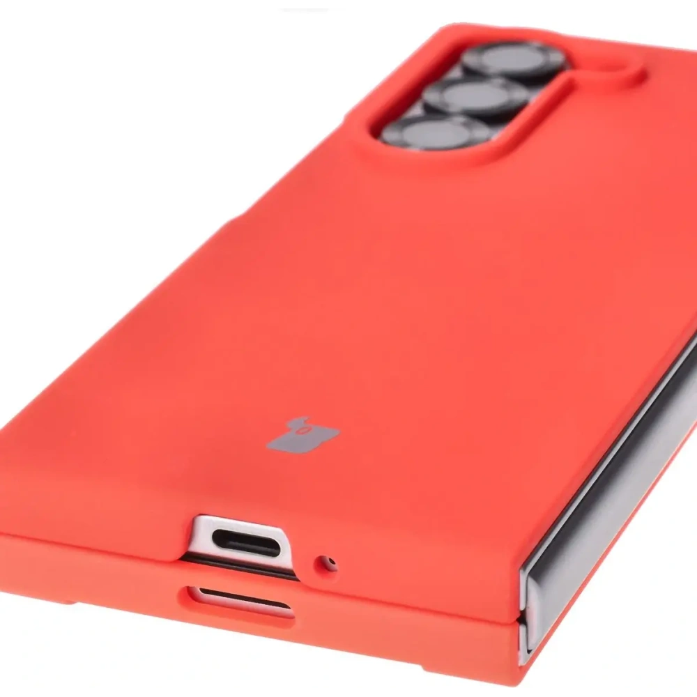 Silikonowe etui Bizon Soft Case do Samsung Galaxy Z Fold6 czerwone