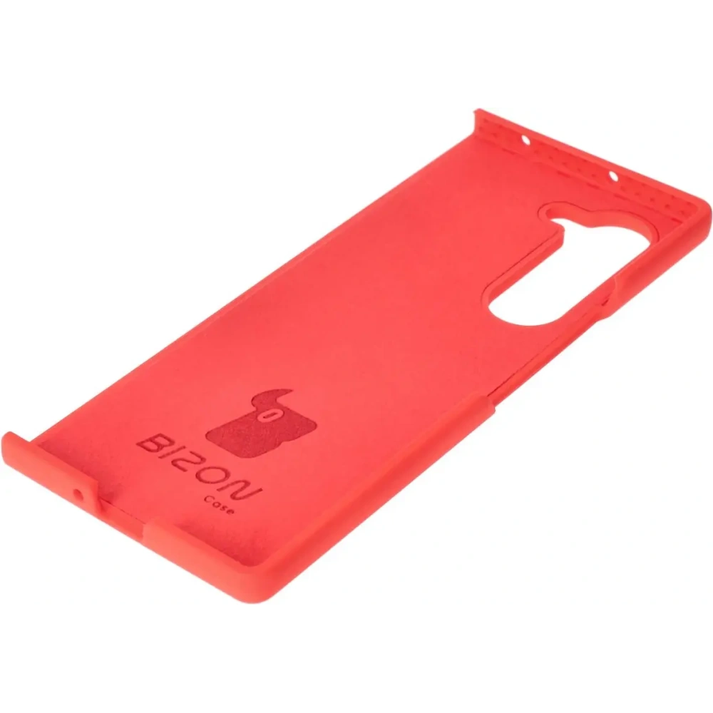 Silikonowe etui Bizon Soft Case do Samsung Galaxy Z Fold6 czerwone
