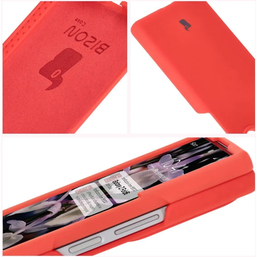 Silikonowe etui Bizon Soft Case do Samsung Galaxy Z Fold6 czerwone