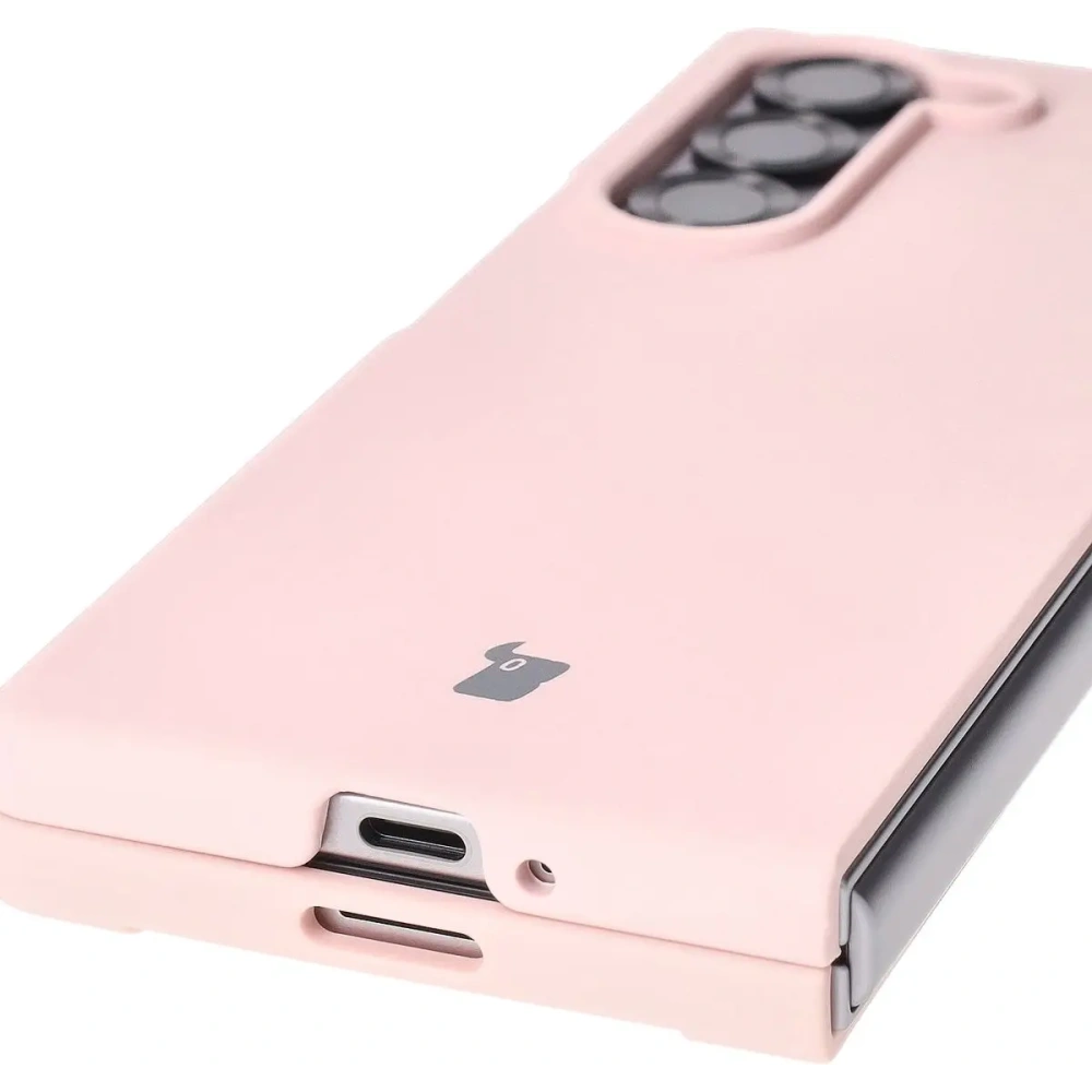 Silikonowe etui Bizon Soft Case do Samsung Galaxy Z Fold6 jasnoróżowe