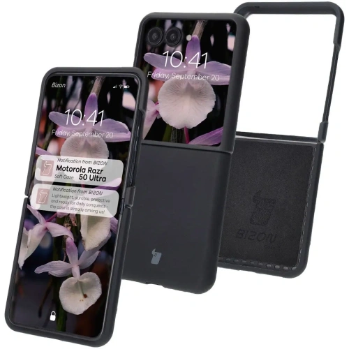 Kup Bizon Soft Case Motorola Razr 50 Ultra fekete - BIZ7944 - {ean13} - Sklep Home Screen