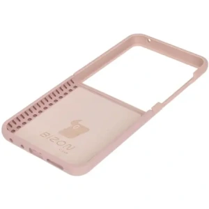 Silikonowe etui Bizon Soft Case do Motorola Razr 50 Ultra jasnoróżowe
