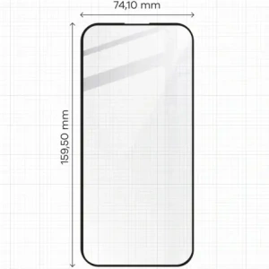 Buy Bizon Glass Edge 2 Apple iPhone 16 Pro Max black frame - BIZ7947 - {ean13} - Home Screen Store Europe
