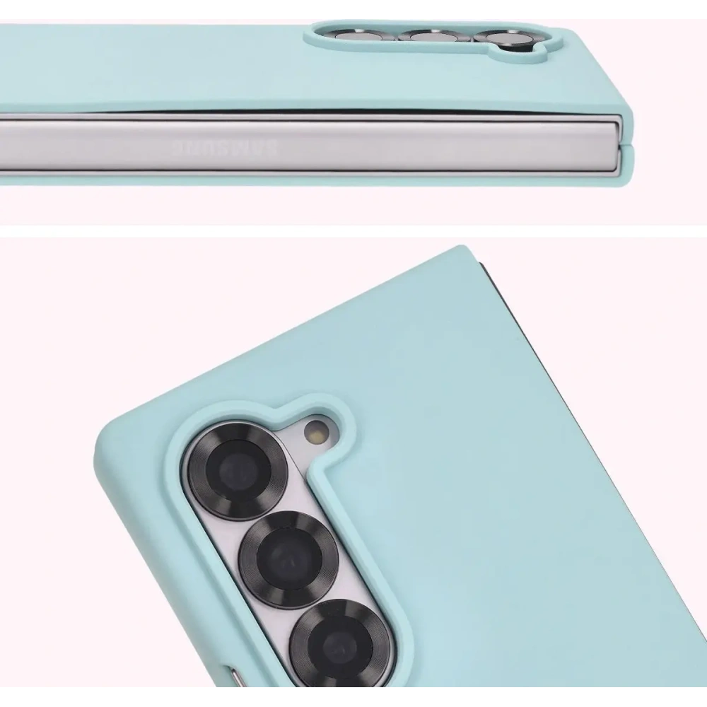 Silikonowe etui Bizon Soft Case do Samsung Galaxy Z Fold6 jasnoniebieskie