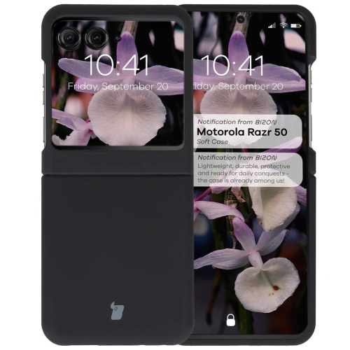 Kup Silikonový obal Bizon Soft Case pro Motorola Razr 50 černý - BIZ7950 - {ean13} - Sklep Home Screen