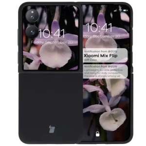 Kup Silikonowe etui Bizon Soft Case do Xiaomi Mix Flip czarne - BIZ7953 - {ean13} - Sklep Home Screen