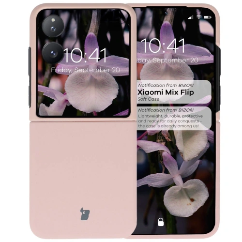 Kup Bizon Soft Case Xiaomi Mix Flip roz deschis - BIZ7954 - {ean13} - Sklep Home Screen