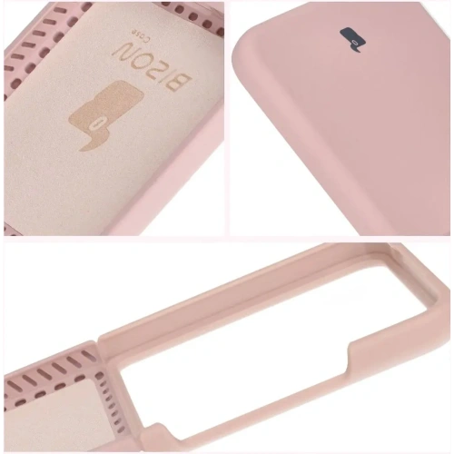 Kup Silikonowe etui Bizon Soft Case do Xiaomi Mix Flip jasnoróżowe - BIZ7954 - {ean13} - Sklep Home Screen