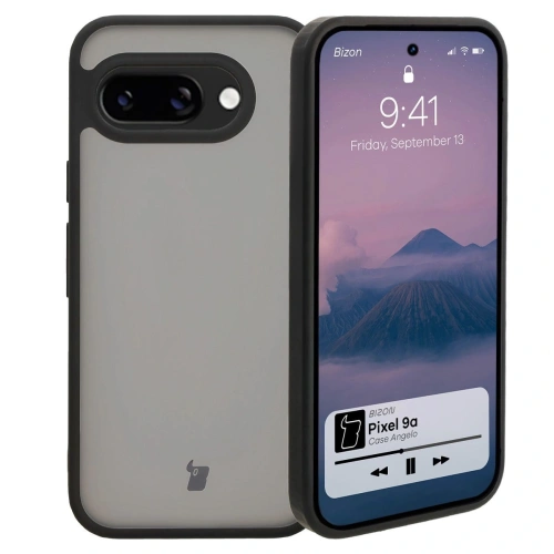 Buy Bizon Case Angelo Google Pixel 9a smoky with a black frame - BIZ7956 - {ean13} - Home Screen Store Europe