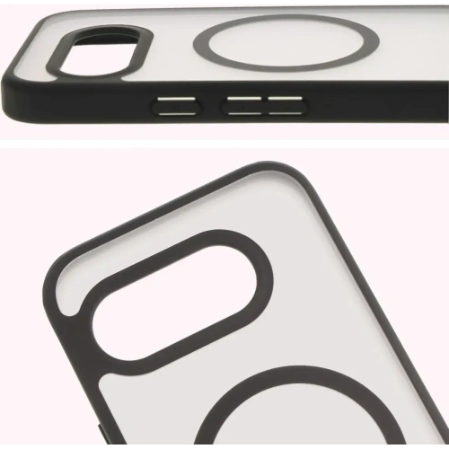 Buy Bizon Case MatteO Google Pixel 9a translucent with a black frame - BIZ7957 - {ean13} - Home Screen Store Europe