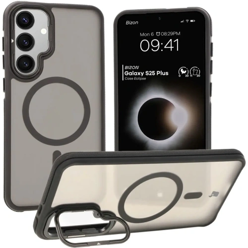 Buy Bizon Case Eclipse Samsung Galaxy S25 Plus smoky with a black frame - BIZ7958 - {ean13} - Home Screen Store Europe
