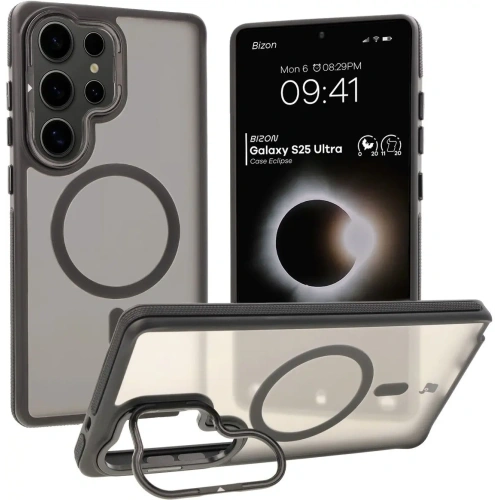 Buy Bizon Case Eclipse Samsung Galaxy S25 Ultra smoky with a black frame - BIZ7959 - {ean13} - Home Screen Store Europe