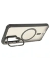 Kup Etui z podstawką i pierścieniem magnetycznym Bizon Case Eclipse do Samsung Galaxy S25 przydymione z czarną ramką - BIZ7960 - {ean13} - Sklep Home Screen