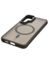Kup Etui z podstawką i pierścieniem magnetycznym Bizon Case Eclipse do Samsung Galaxy S25 przydymione z czarną ramką - BIZ7960 - {ean13} - Sklep Home Screen