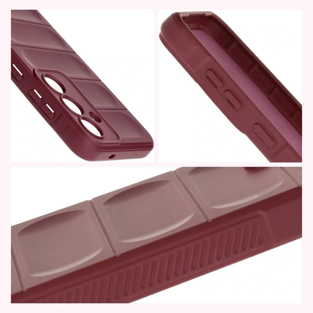 Pancerne etui Bizon Case Tur do Samsung Galaxy S25 Plus ciemnofioletowe