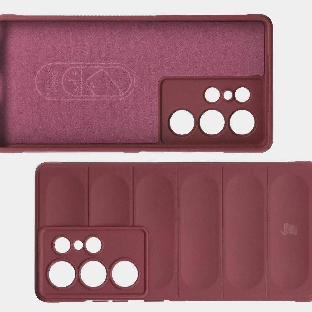 Pancerne etui Bizon Case Tur do Samsung Galaxy S25 Ultra ciemnofioletowe