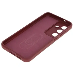 Pancerne etui Bizon Case Tur do Samsung Galaxy S25 ciemnofioletowe
