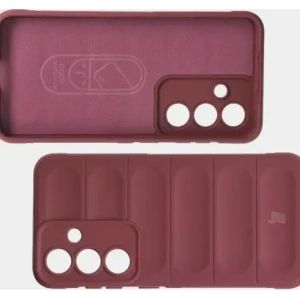 Pancerne etui Bizon Case Tur do Samsung Galaxy S25 ciemnofioletowe