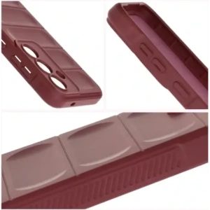 Pancerne etui Bizon Case Tur do Samsung Galaxy S25 ciemnofioletowe